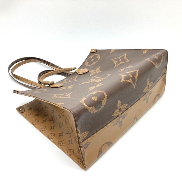 Louis Vuitton Tote Bag On The Go Monogram Giant Brown GM Shoulder Bag - Picture 6 of 9